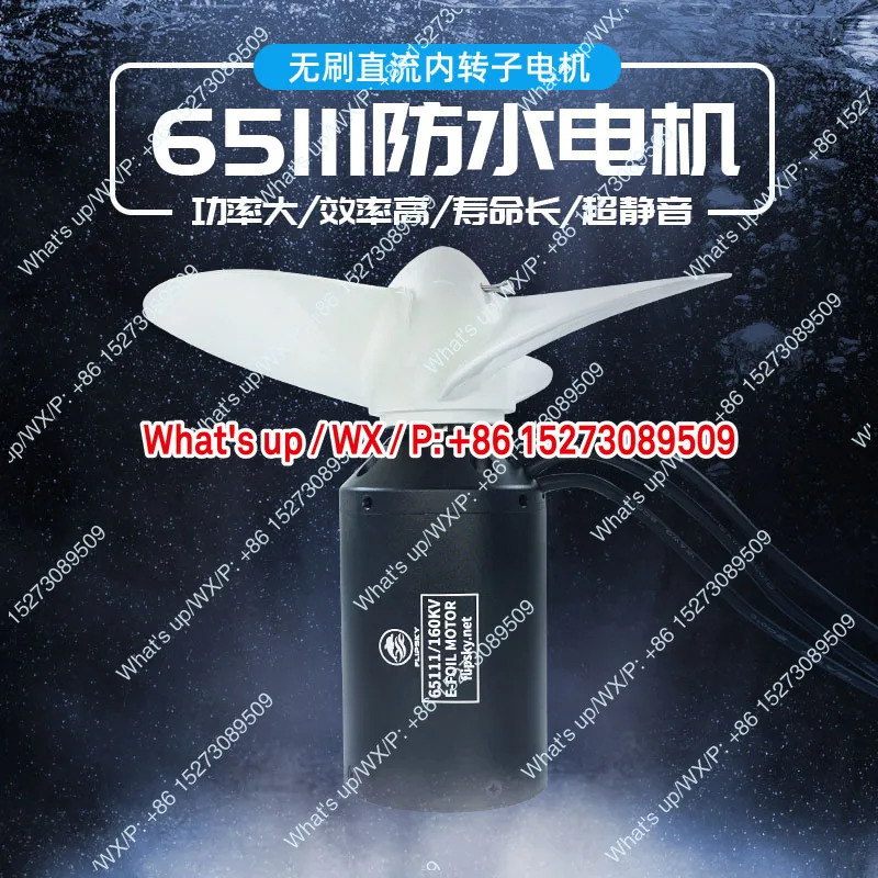 IP68 등급 65111 DC 무브러시 모터 160KV 3000W 추진기 서핑보드