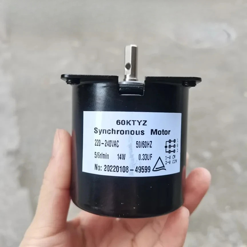 동기 모터 60KTYZ 220-240V AC 5/6R/MIN 14W