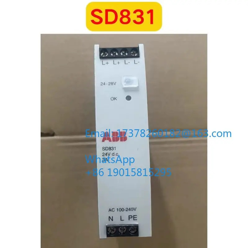 오리지널 SD831 3BSC 610064 R1 전원 모듈
