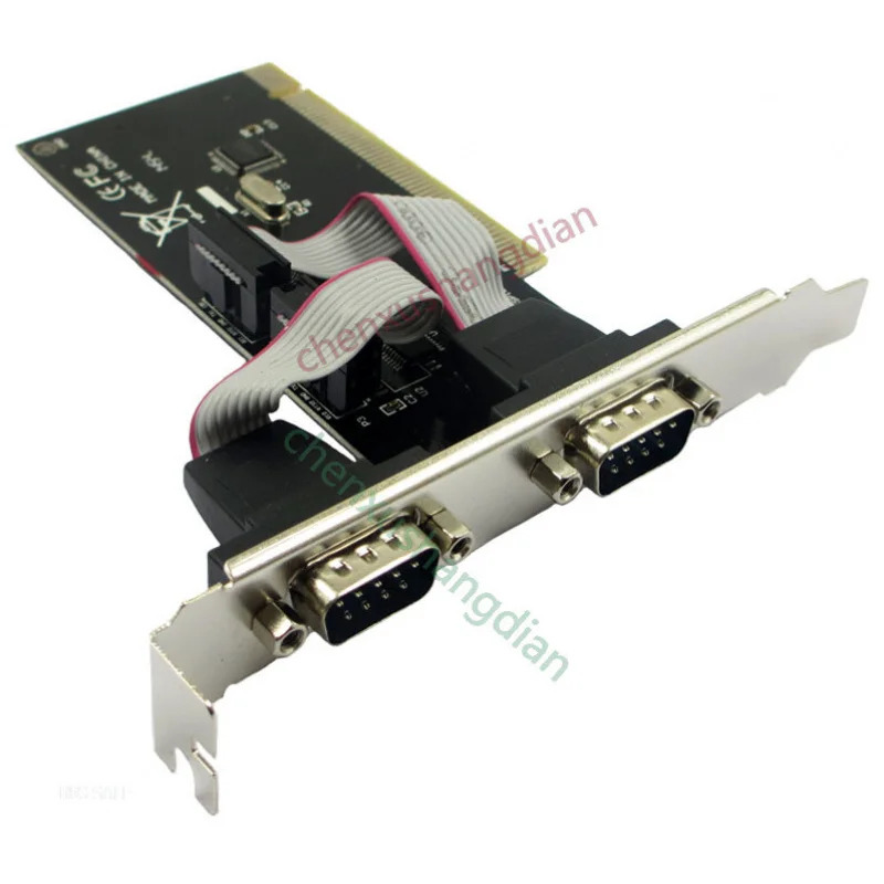 PCI 직렬 포트 카드 PCIE이9 핀 COM RS232 확장 2