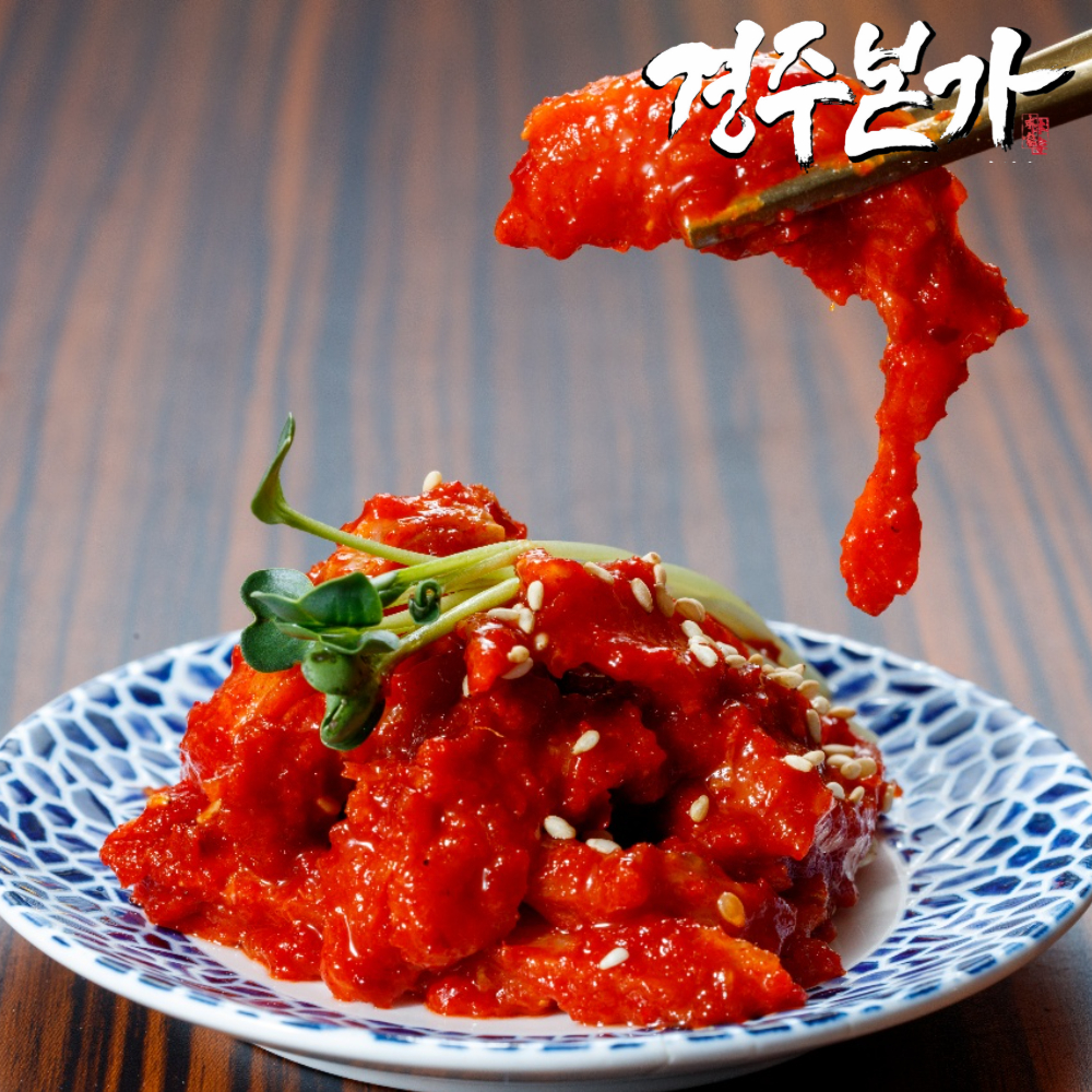 경주본가 양념 가오리무침 가오리 회무침 냉동 반찬 200g, 1개 - 상품 이미지