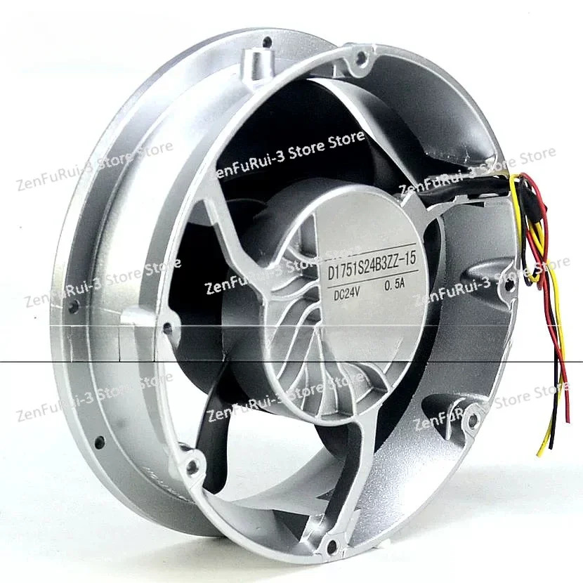 D1751S24B3ZZ-15 24V 인버터 팬 17CM 3선 속도조절