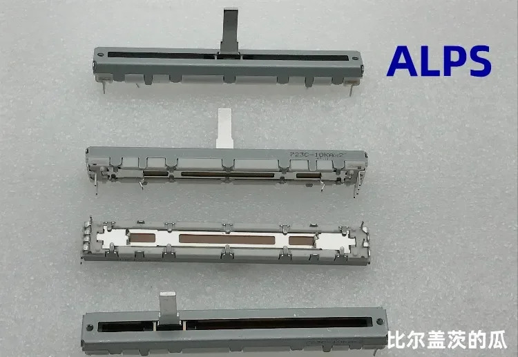 2개 RS60112A600N 듀플렉스 전위차계 10KA 2축 길이 15mm 파이오니어 페이더 스페셜