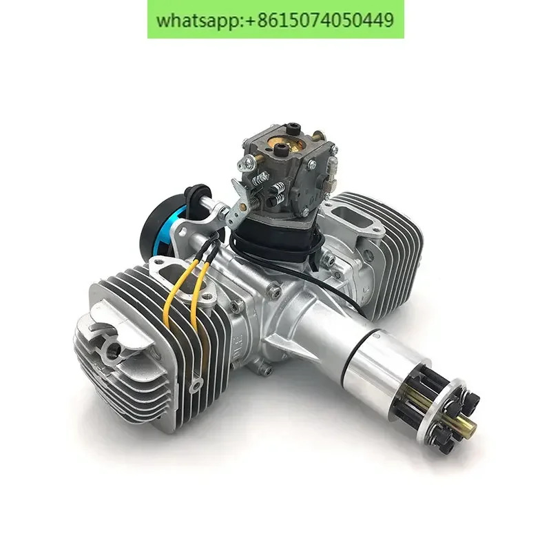 이실린더 2행정 발전 시스템을 갖춘 DLE120 항에어 모델 엔진 180W120CC 변위