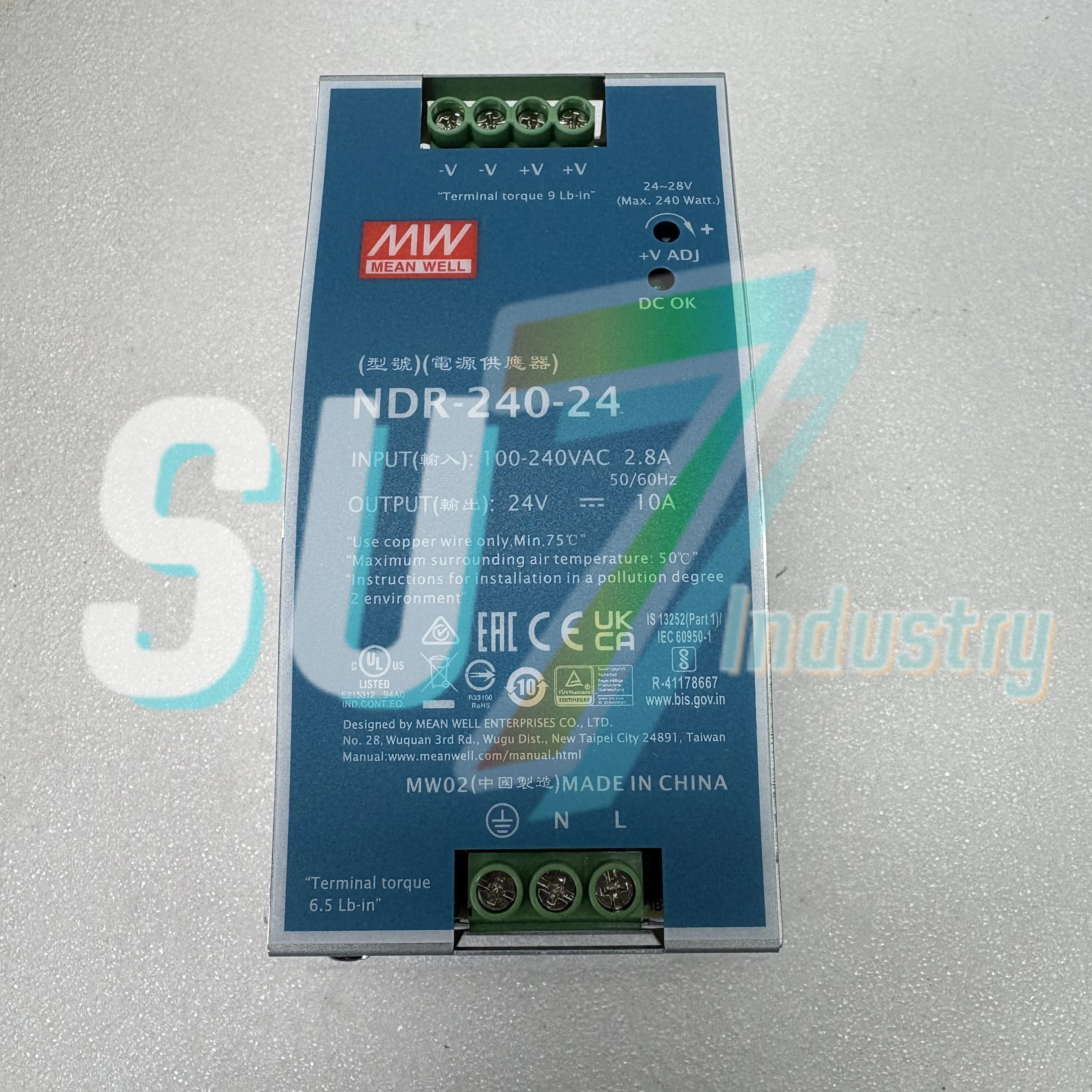 NDR-240-24 NDR-480-24 스위칭 전원공급장치