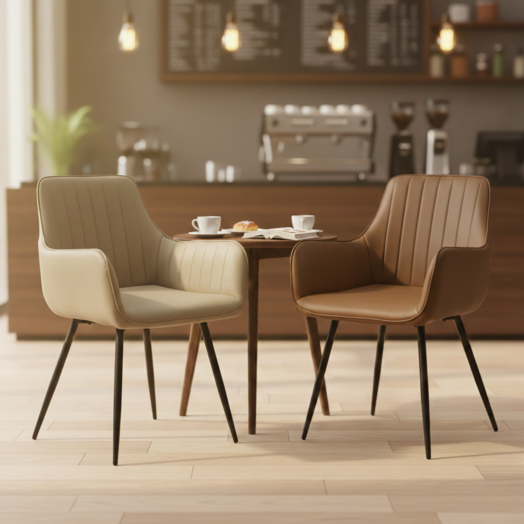 (2개입) 업소용 식탁 카페 가죽의자 주방 거실 식당 피카소 댄디체어