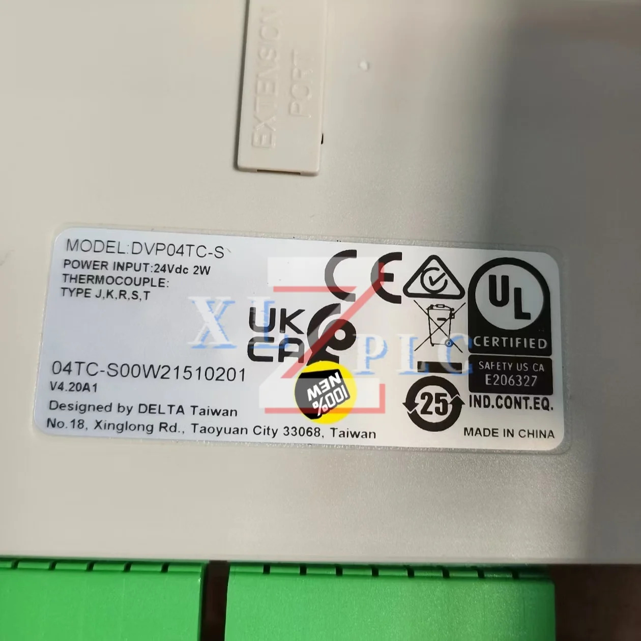 새 PLC 모듈 DVP04TC-H2 DVP04TC-S