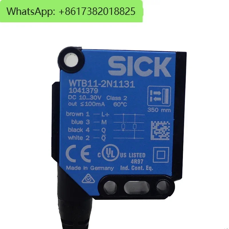 WTB11-2N1131 광전센서 블록 확산형 출력 NPN 감지 범위 40 - 1000mm 스위치 WTB11-2P2461