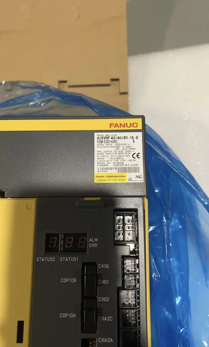 A06B-6320-H343 CNC 기계Fanuc 서보 드라이브 증폭기 모듈 리퍼 완료