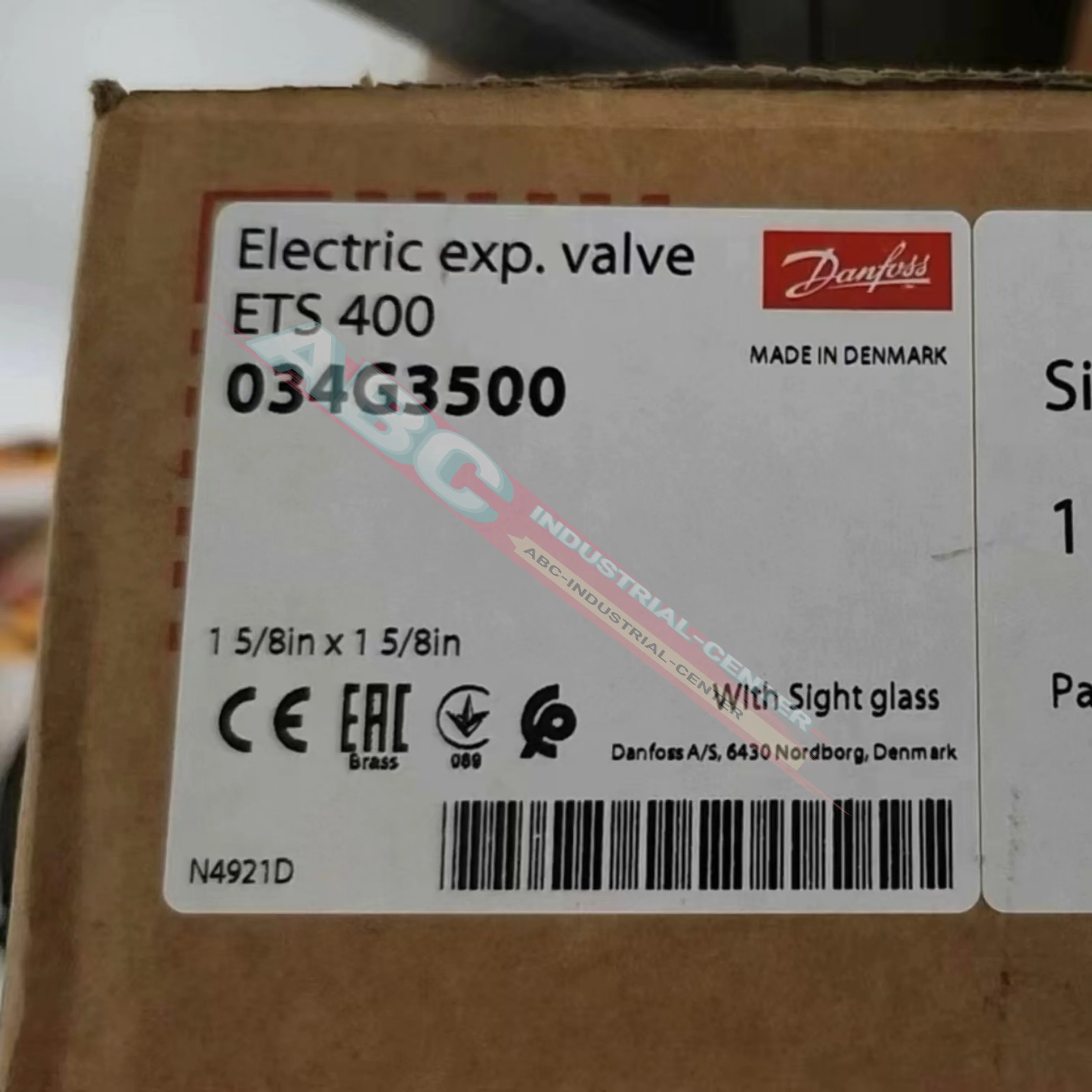 034G3500 ETS400 034G3501 오리지널 전팽창 밸브