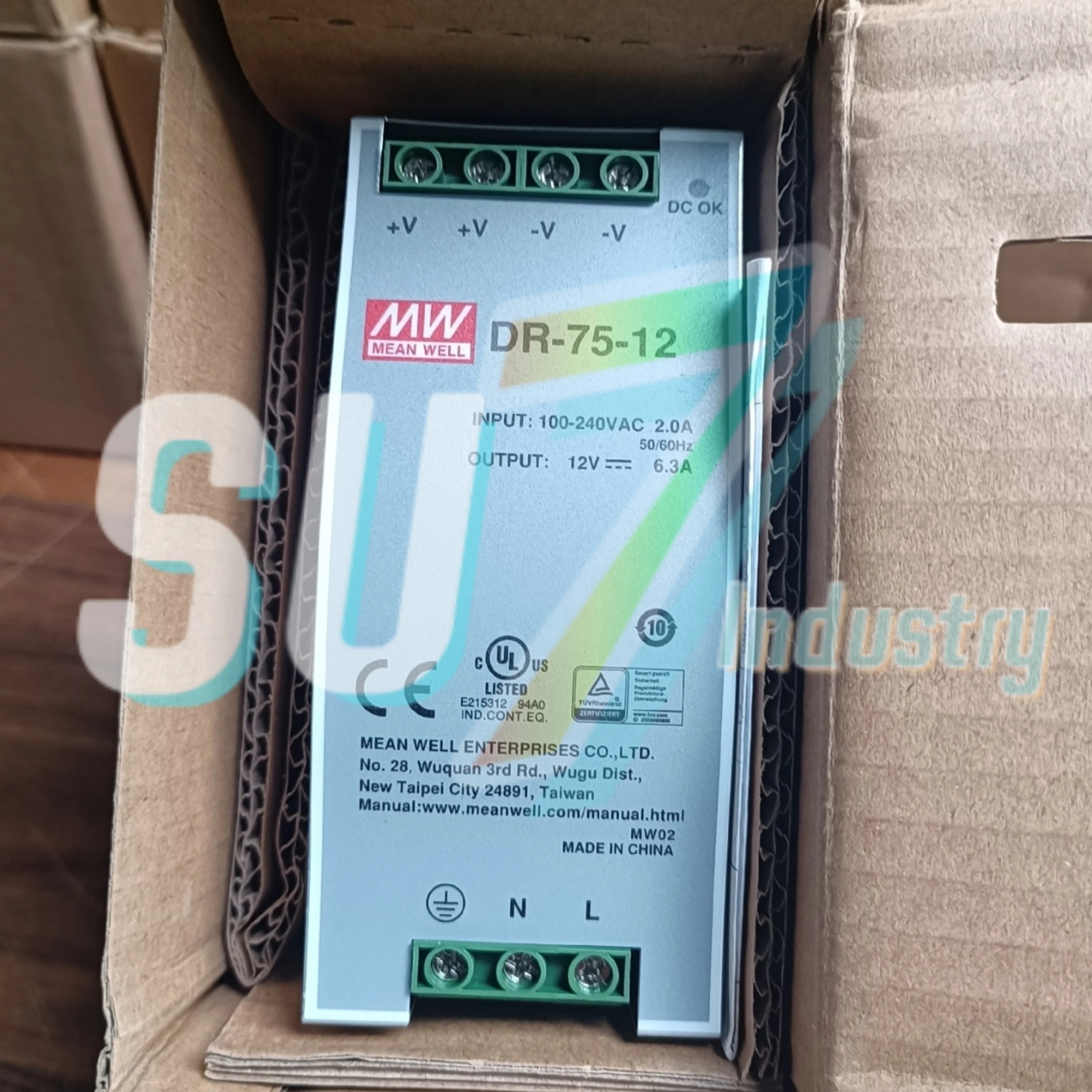Mean Well DR-75-12 DR-75-24 DR-75-48 스위치 전원공급장치 내 새