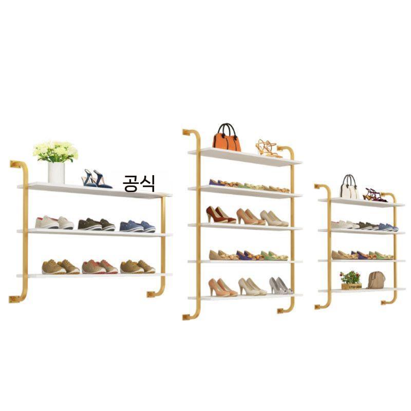 옷 매장 선반 옷가게 진열 벽 진열장 쇼룸 의류 매점 진열대 - 상품 이미지