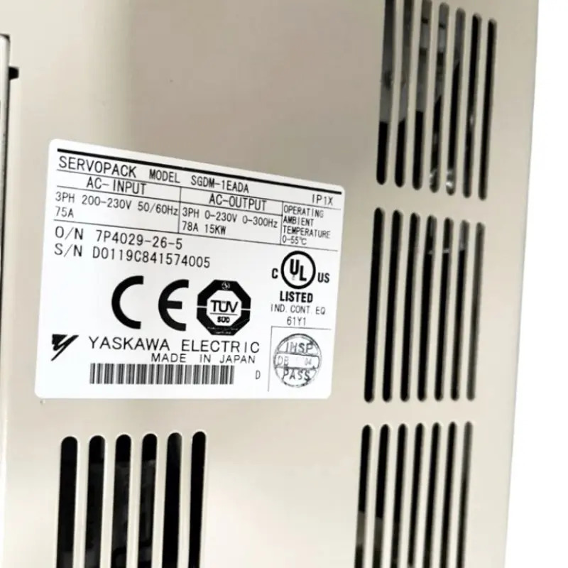 야스카와 SGDM-1EADA 서보 드라이브