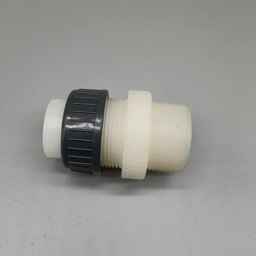 Luo 계량 펌프 DN15 단방향 밸브 DN20 체크밸브 DN25 입구 출구 연결 PVC 스테인레스 스틸 PVDF