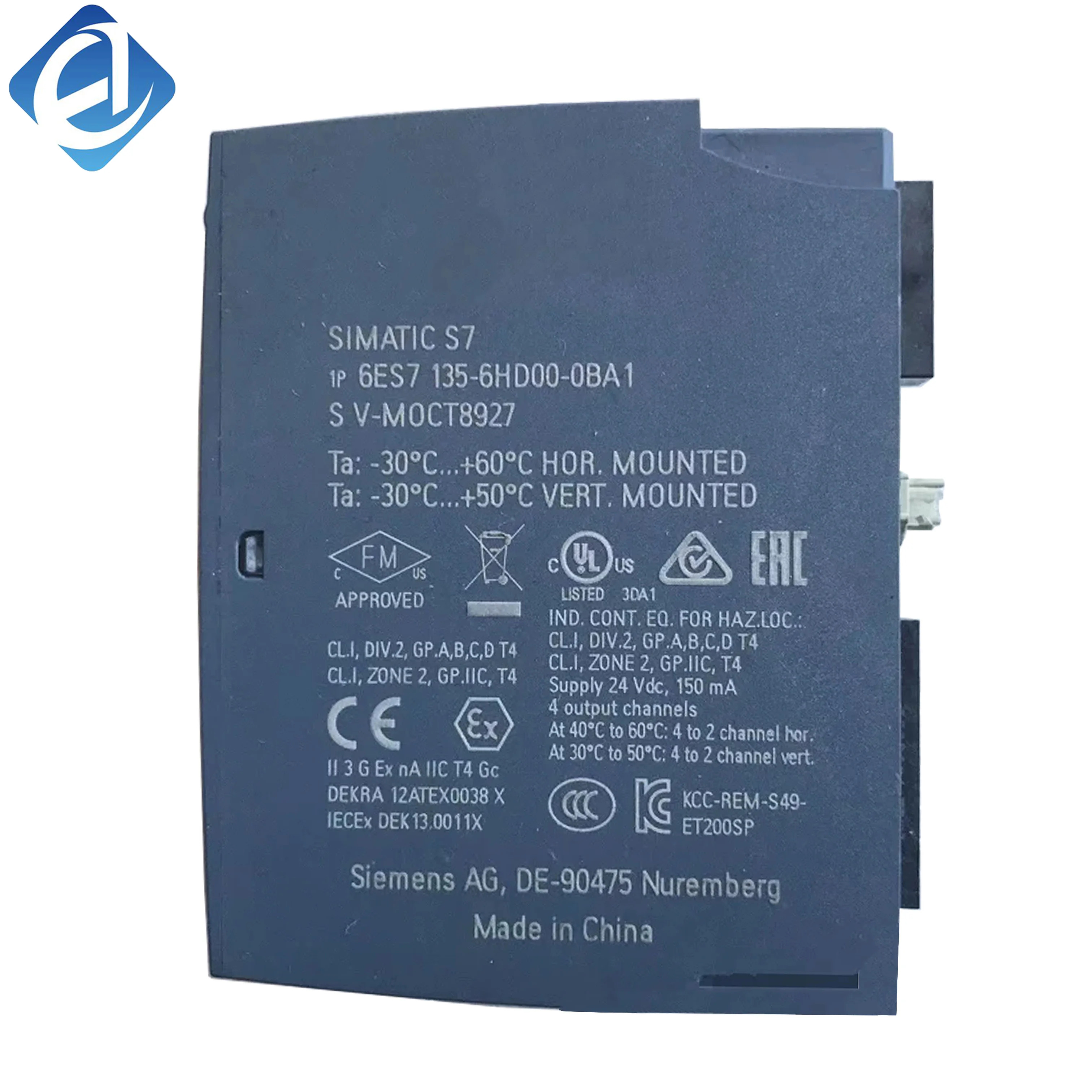 6ES7135-6HD00-0BA1 ET200S PLC 모듈