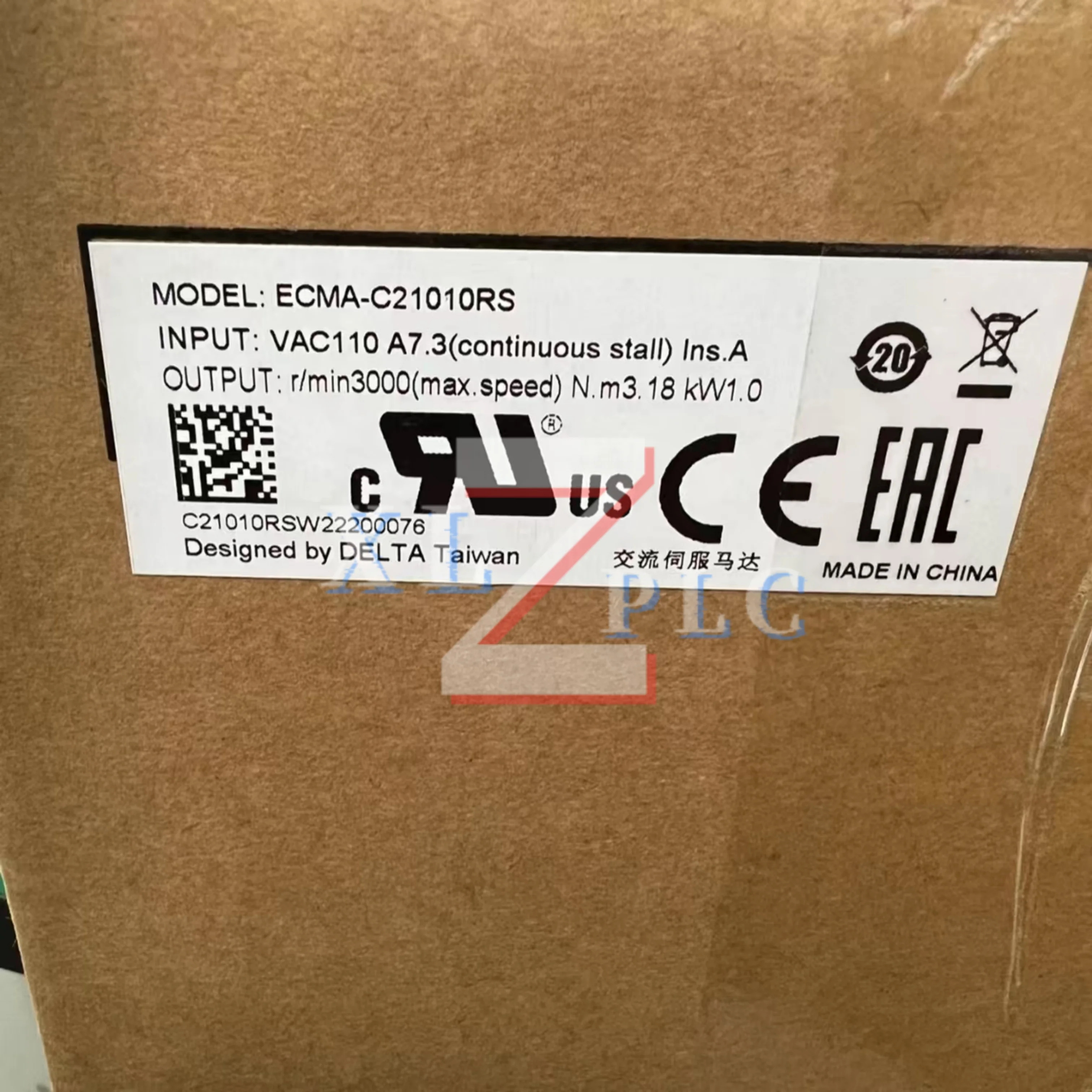 ECMA-C21010SS 서보모터 ECMA-C11020RS ECMA-C21010RS 신규 입고