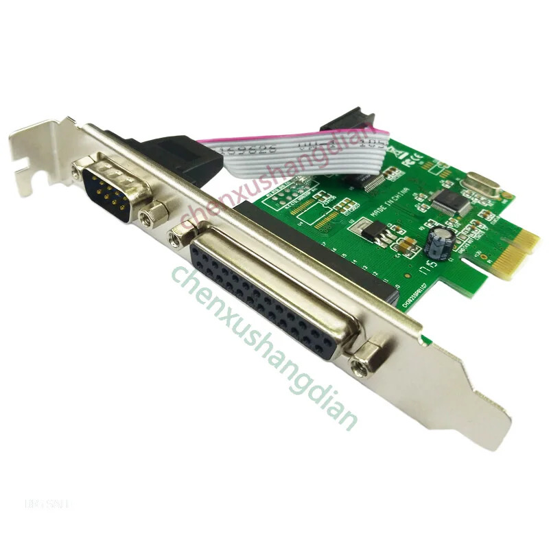 PCIE 직렬 병렬 포트 카드 PCI-E COM LPT 1