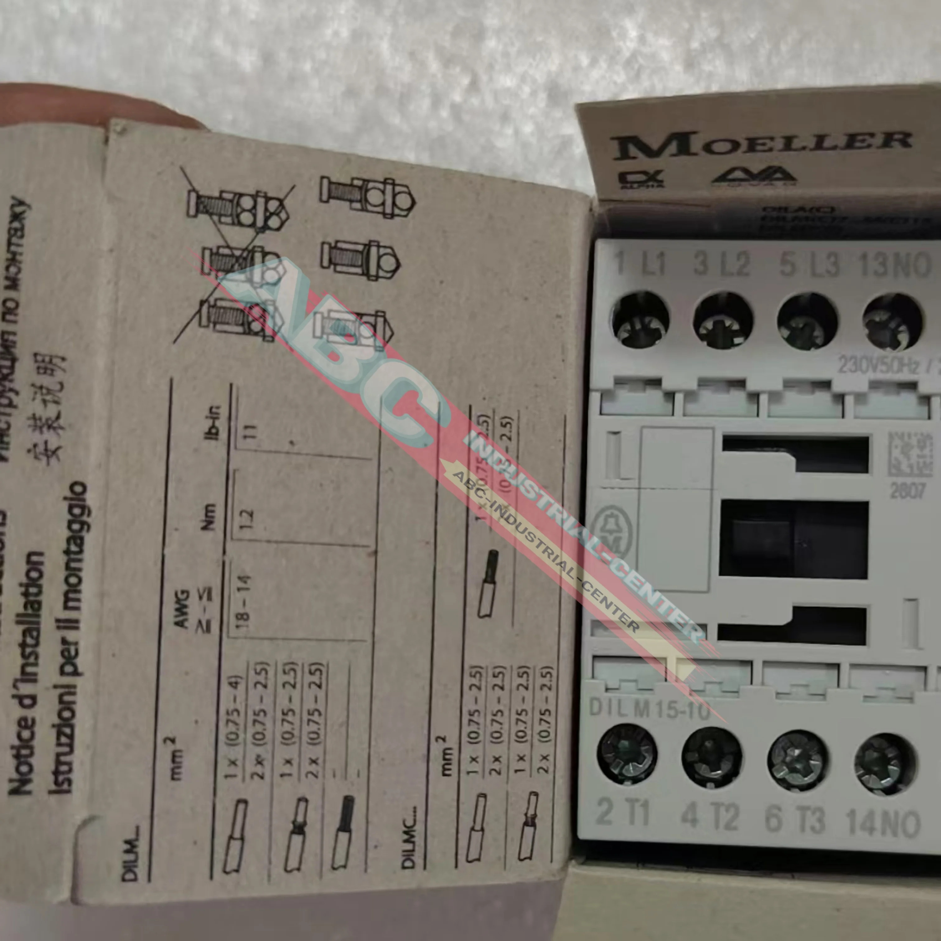 DILM15-10 DC24V EMT6-KDB 고성능 과부하 릴레이 새