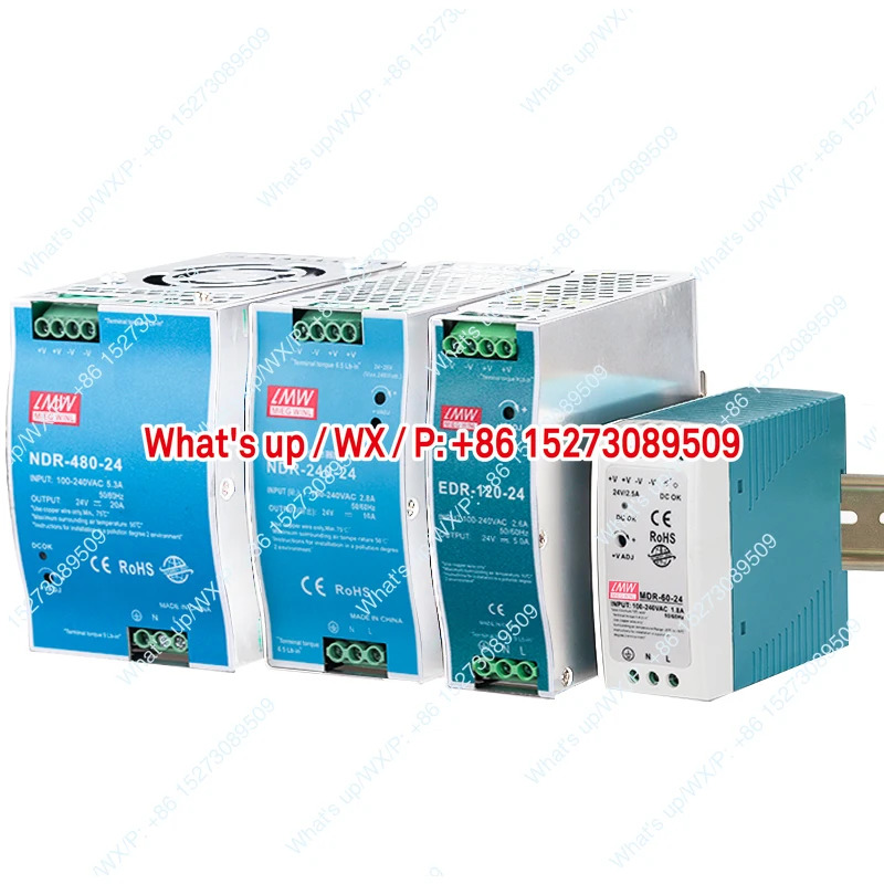 NDR-240-24 DC 120/75 24V/12V/48V 레일 10A/5A 스위칭 전원공급장치 MDR/EDR