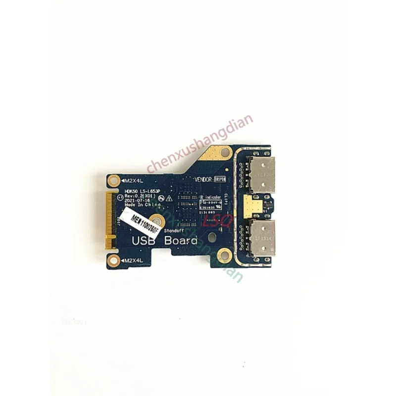 Dell G15 5520 5521 HDK50 USB 소형 보드 LS-L653P 042C4H새