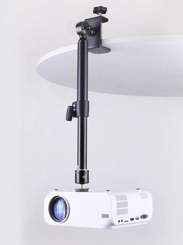 빔프로젝터 천정 거치대 브라켓 틈새 천장 무타공 - 12cm 조절식 20 0cm 텔레스코픽 - 상세 이미지 5
