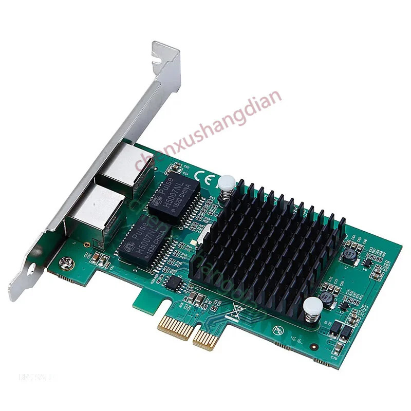 PCI-eX1 유선 기가비트 네트워크 인터페이스 카드 82576 ROS 2 포트