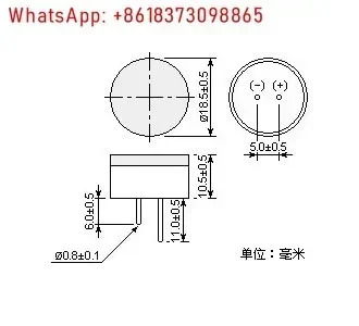3pcs US200-18A 배기 리퍼 초음파 센서 200KHz 환경 감지