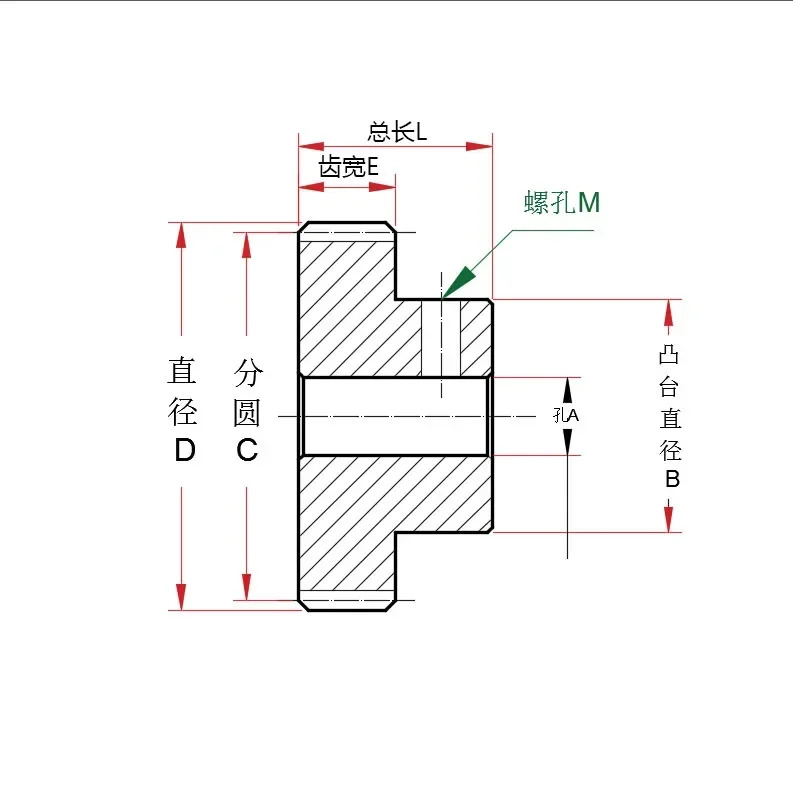 2 개 구리 0.5 다이 헬리컬 기어 20-39 고정밀 랙 웜 호빙