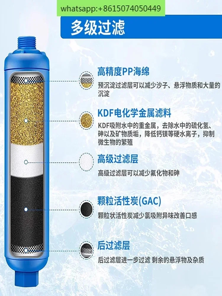 RV 워터 필터 트레일러 루트 수정 액세서리 깨끗물 탱크 입구 요소 미국 표준 조인트
