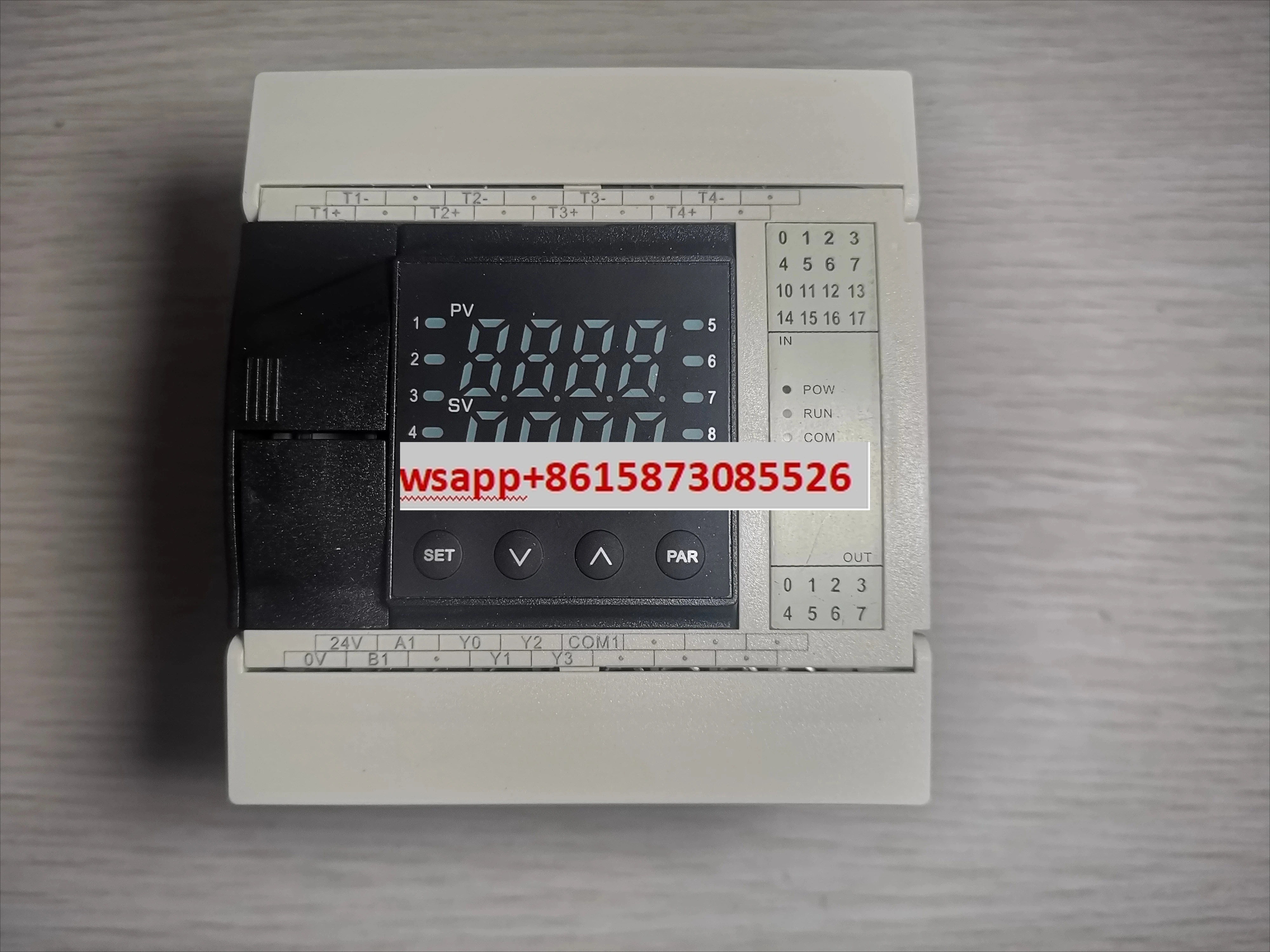다채널 온도 컨트롤러 485modbus 통신 hp호환E-M8TC8S