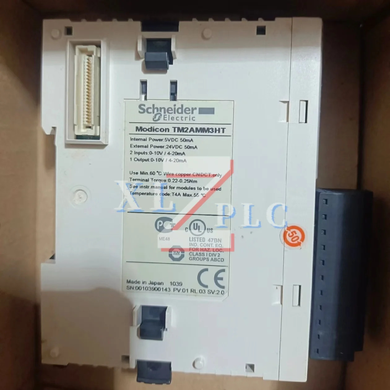 PLC 모듈 원본 TM221CE40R TM241C40U TM2ALM3LT TM2AMM3HT TM3DQ32TK