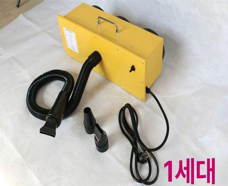 대형견 펫 강아지 고양이 털말리기 업소용 펫드라이기 블루 2단 회전 바퀴 포함 - 상세 이미지 4