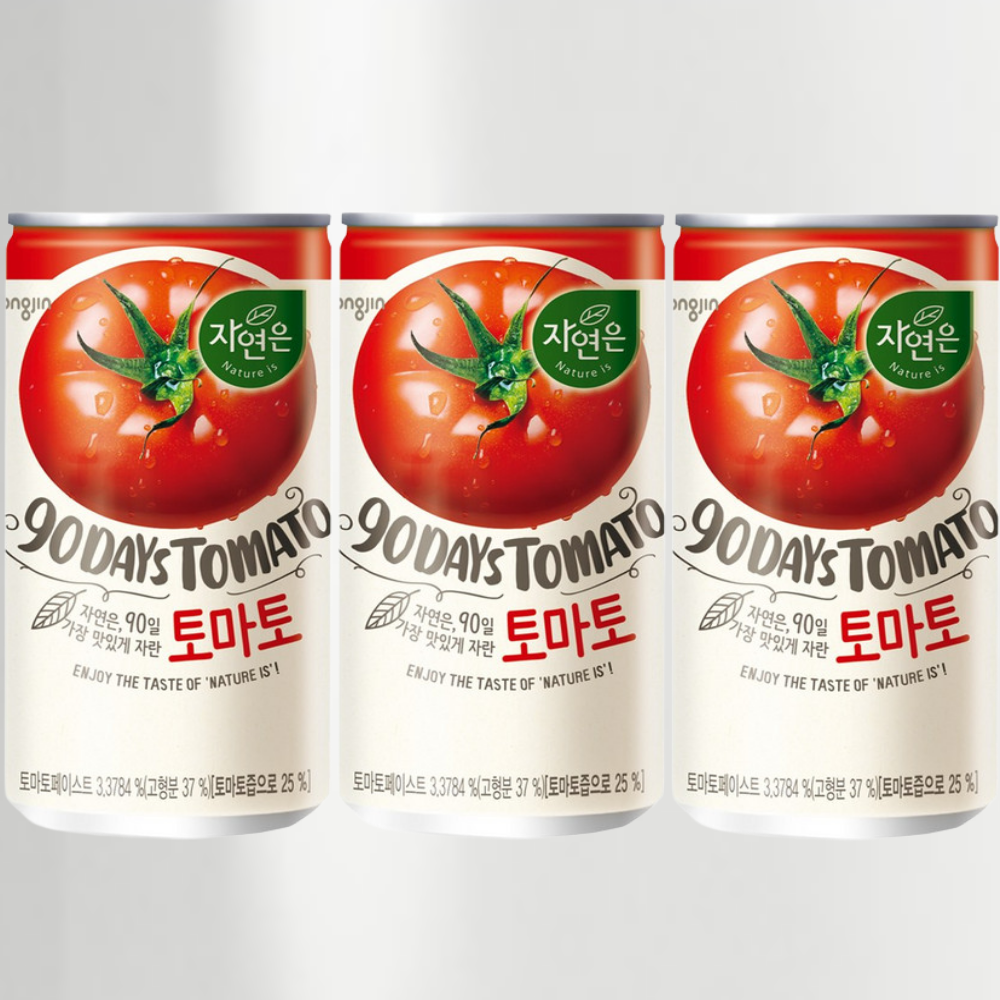 웅진 자연은 미니캔 180ml x 30캔 업소용(오렌지 망고 알로에 토마토 사과 매실) - 상세 이미지 5