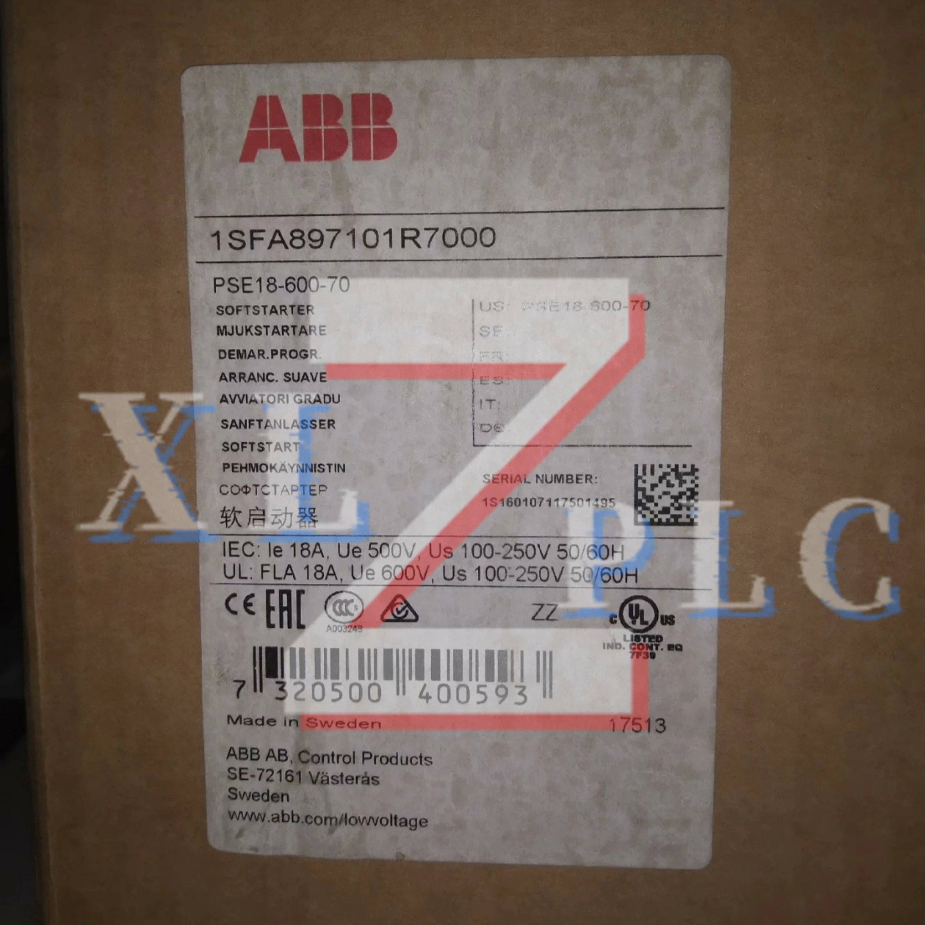 소프트 스타터 새 PSE18-600-70 7.5kw PSE25-600-70 11kw PSE30-600-70 15kw PSE37-600-70 18.5kw PSE45-600-70 2