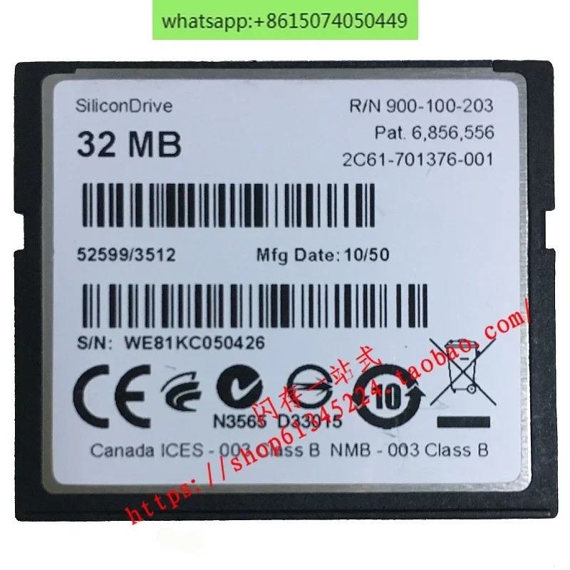 WD 실리콘 드라이브 CF 32M 산업CF 카드 32MB SSD-C32M 소용량