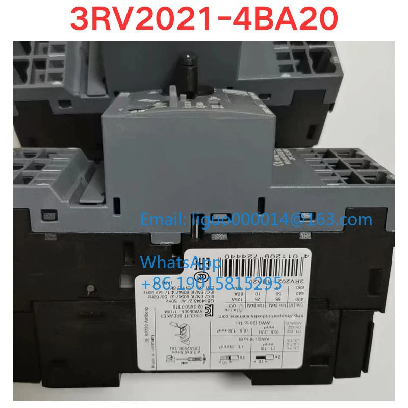 오리지널 3RV-4BA20 회로차단기