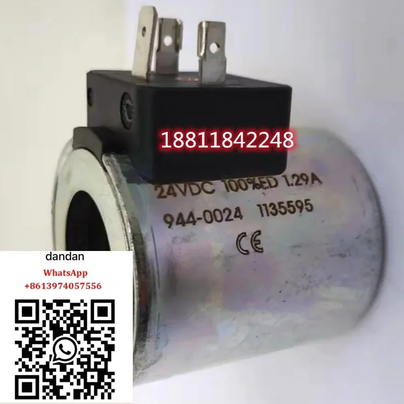 솔레노이드 밸브 S1-024600 코일 로드 롤러 944-0024 1135595 1902740 24VDC XCMG