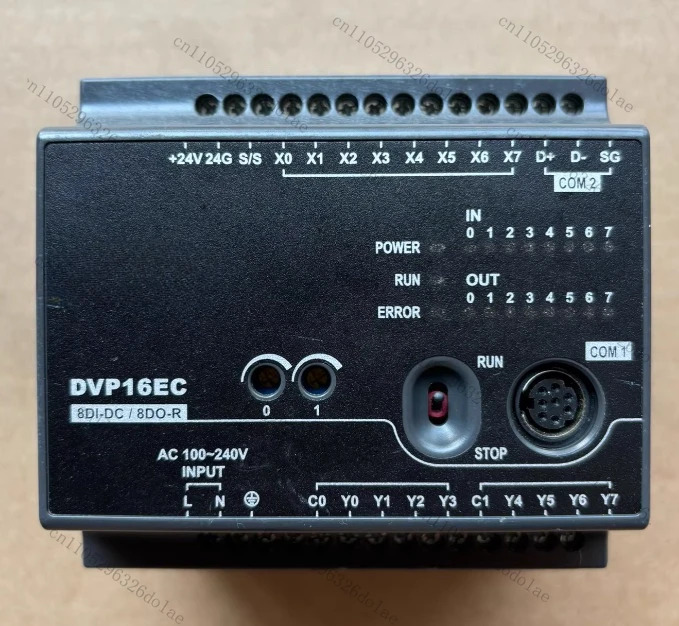 PLC 컨트롤러 DVP16EC00R3 24V DC 완전 작동 리퍼 완료