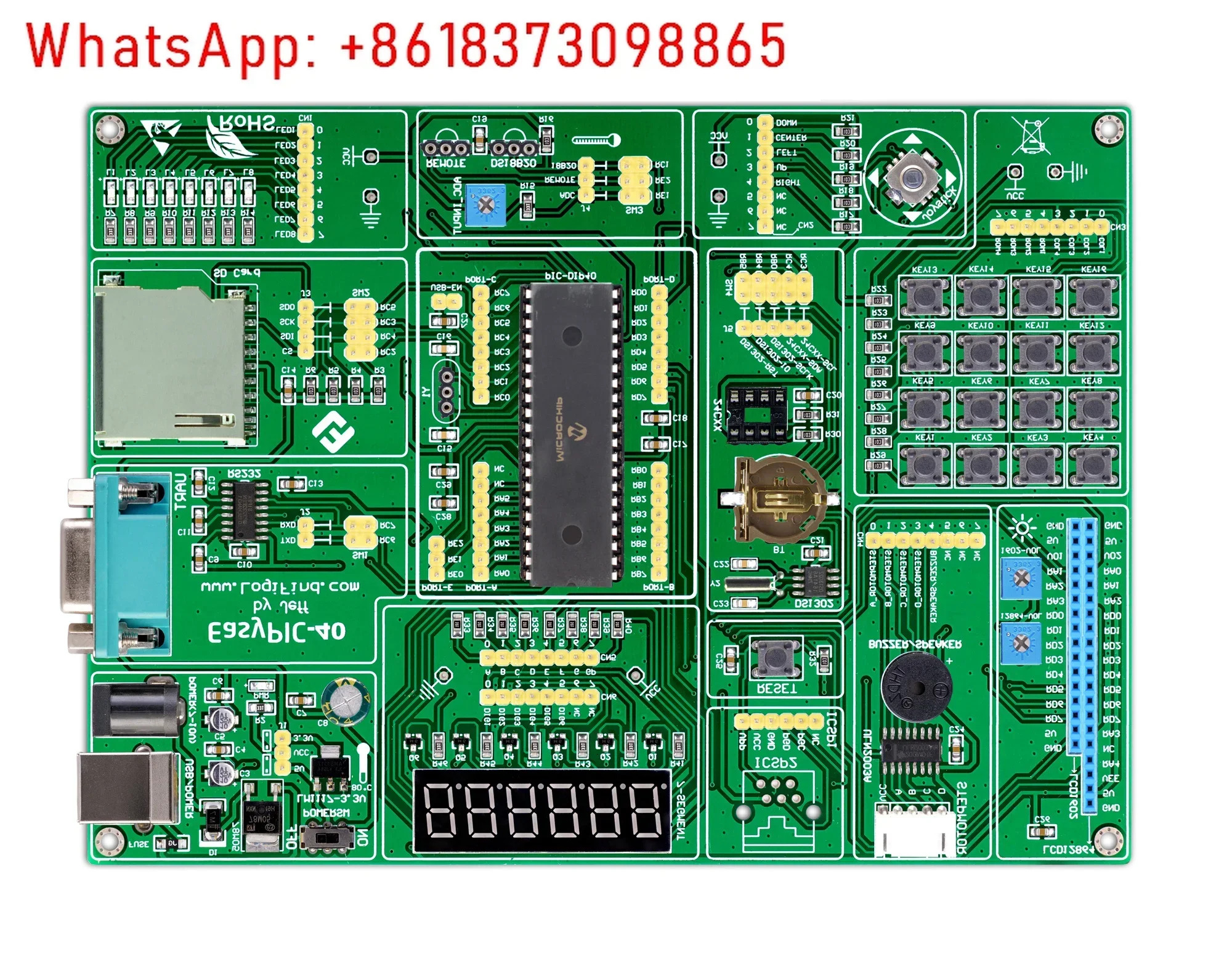 PIC16F877A 칩 루틴을 갖춘 PIC MCU 학습 개발보드 Easypic-40