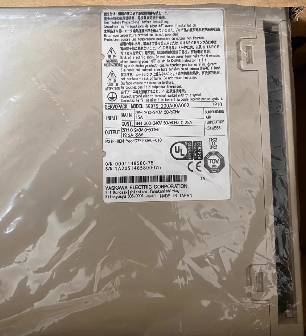 SGD7S-200A00A002 서보 드라이브 SGD7S 200A00A002