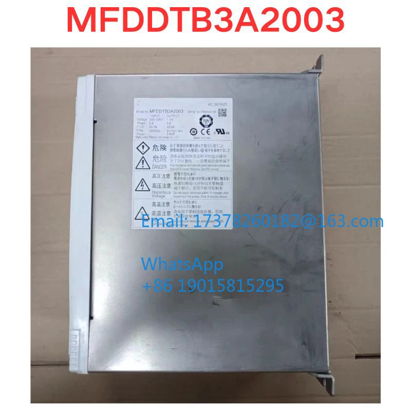 리퍼 MFDDTB3A2003 서보 드라이버 기능 확OK