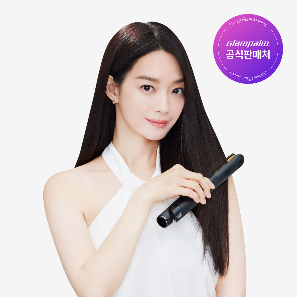글램팜 [GP201TBK] 글램팜 글램뮤즈 터치 플랫 판고데기 블랙