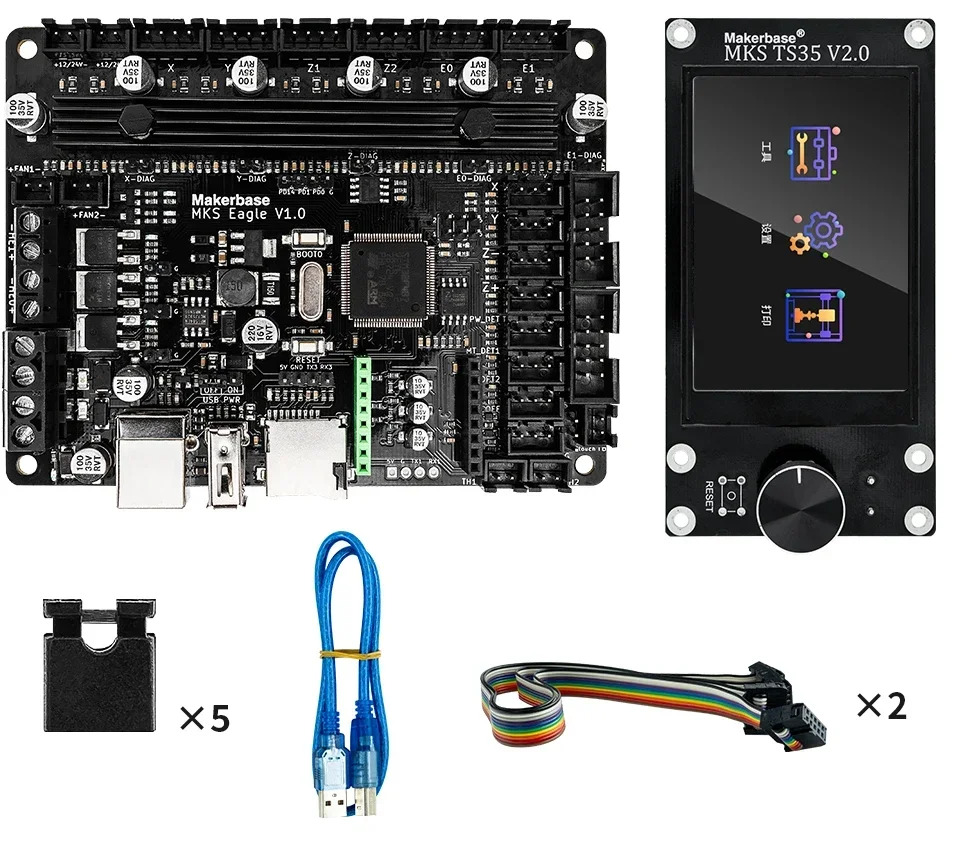 3D 프린트된 마더보드 UART는 Robin Nano V3대안