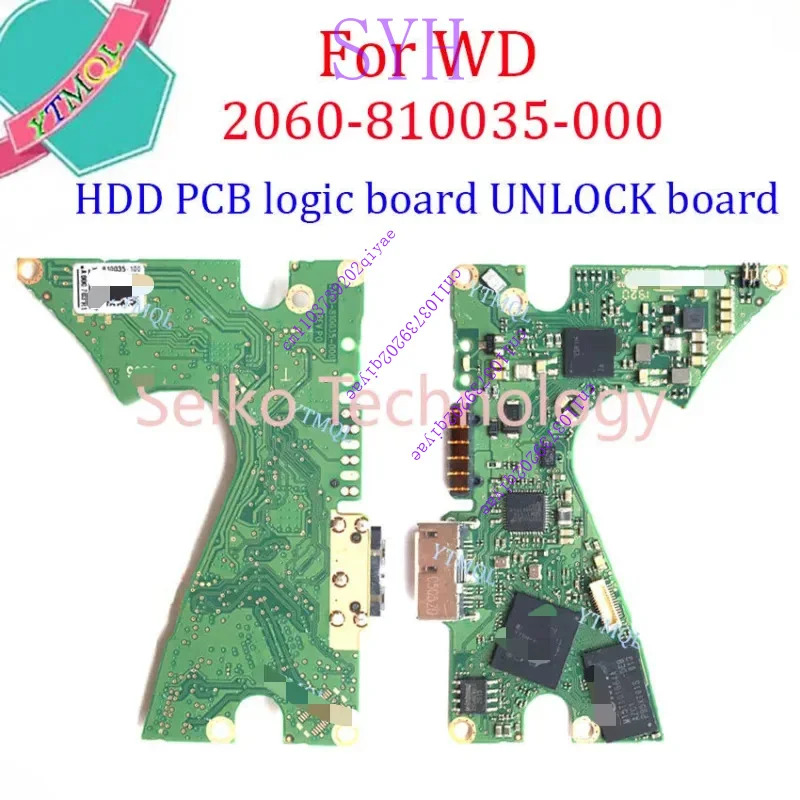 WD USB 3.0 4TB 5TB 하드 드라이브 XMSJ 보드 잠금 해제 2060-810035-000 REV P0 리퍼
