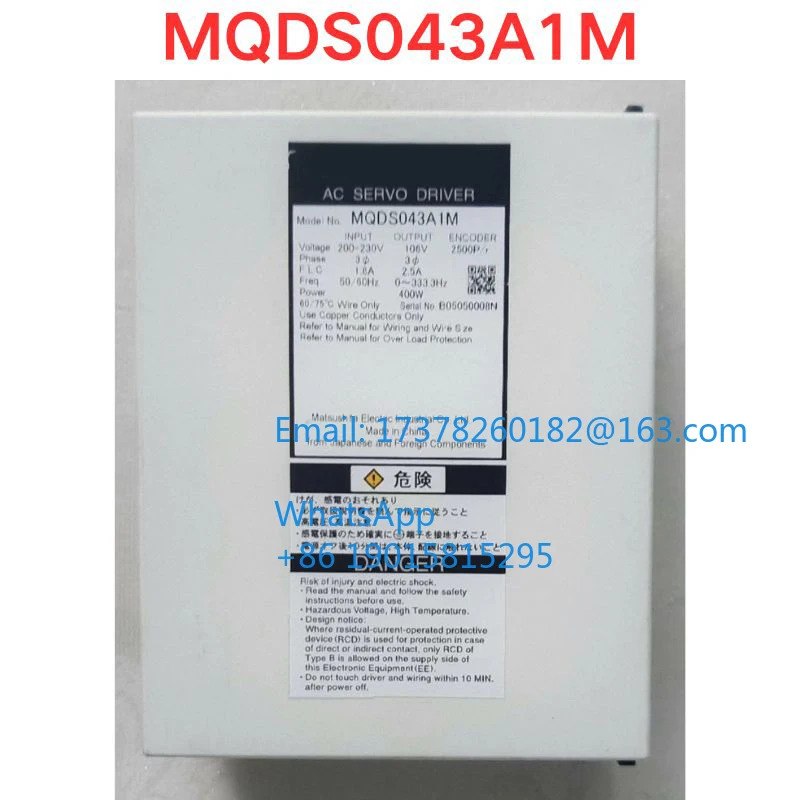 MQDS043A1M 서보 드라이버 사기능 확OK
