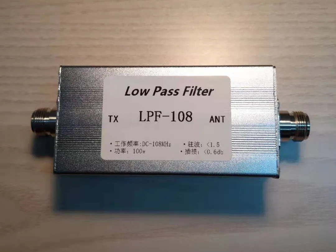 LPF-108 로우 패스 필터 DC-108MHz N 암 LPF 100W