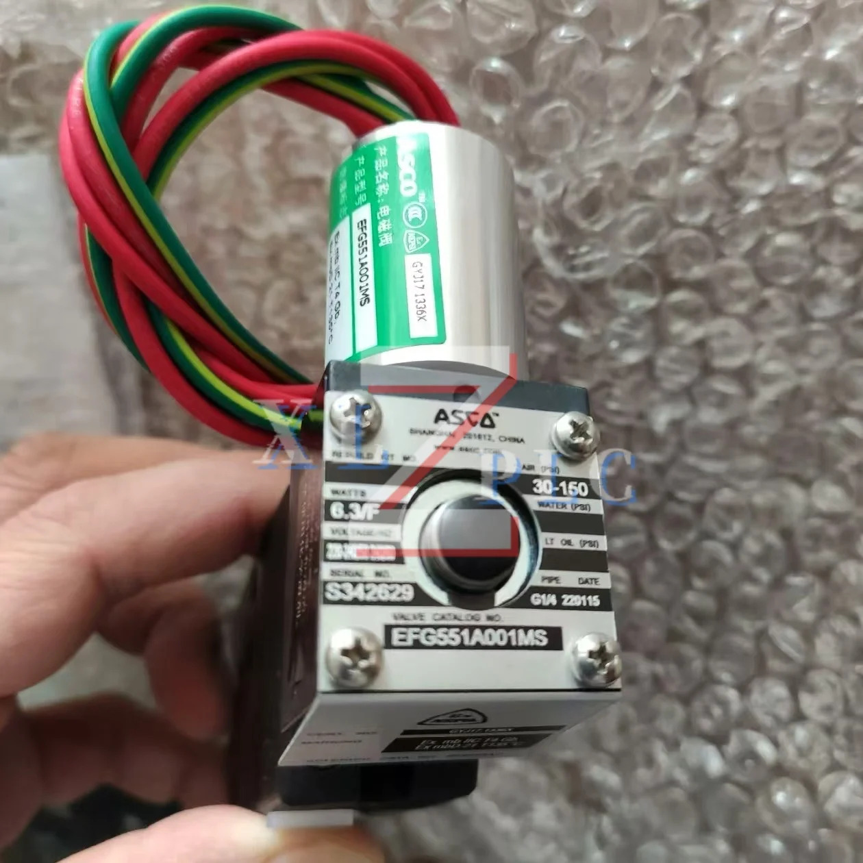 솔레노이드 밸브 EFG551A001MS SCE238D002 24VDC