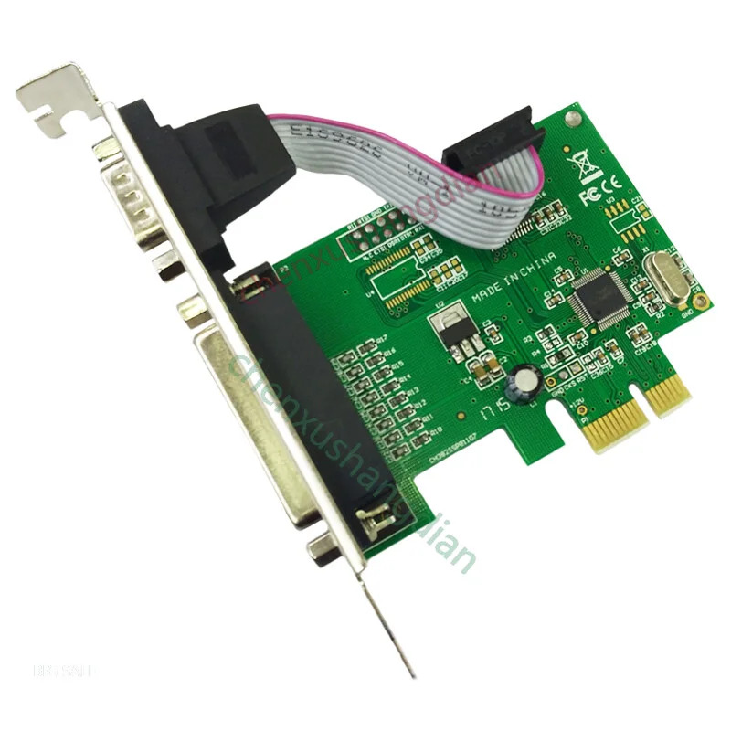 PCIE 직렬 병렬 포트 카드 PCI-E COM LPT 1