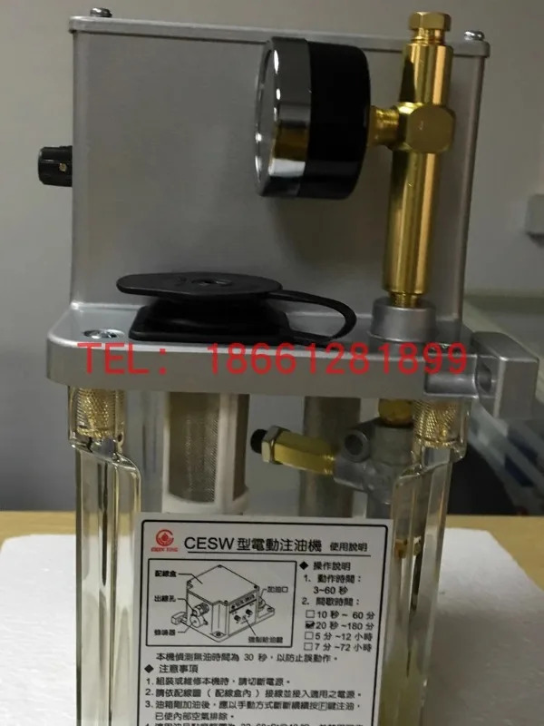 CHEN YING 대만 Zhenrong 전기 오일 인젝터 윤활유 펌프 CEWB 압력 완화 CESWCESH CESD