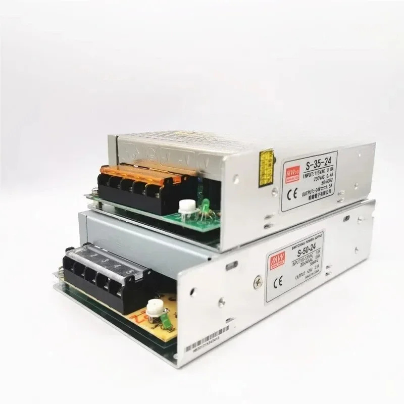 Mingwei 스위칭 전원공급장치 S-35W/50W/100W/120W/150W/200W/350W/500W 고전력 24V